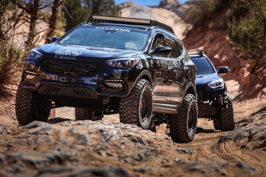 Hyundai Santa Fe Rockstar Energy Moab Extreme Off-roader chính thức trình làng tại SEMA