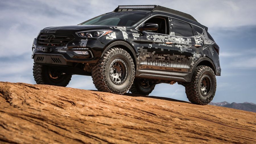 Hyundai Santa Fe Rockstar Energy Moab Extreme Off-roader chính thức trình làng tại SEMA