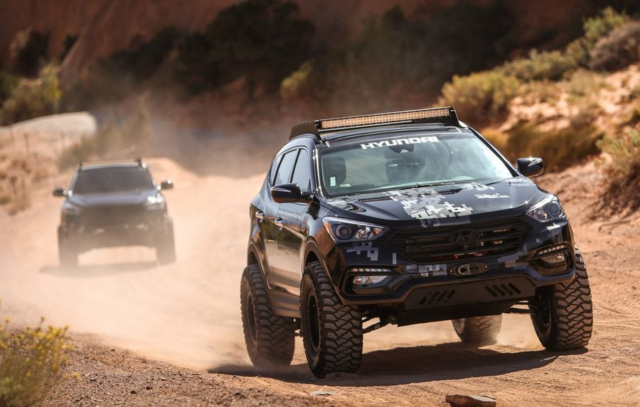 Hyundai Santa Fe Rockstar Energy Moab Extreme Off-roader chính thức trình làng tại SEMA