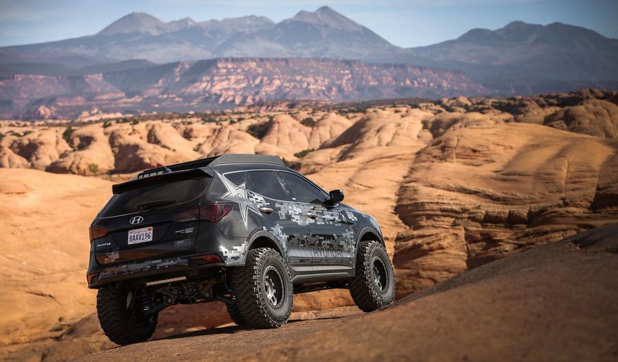 Hyundai Santa Fe Rockstar Energy Moab Extreme Off-roader chính thức trình làng tại SEMA