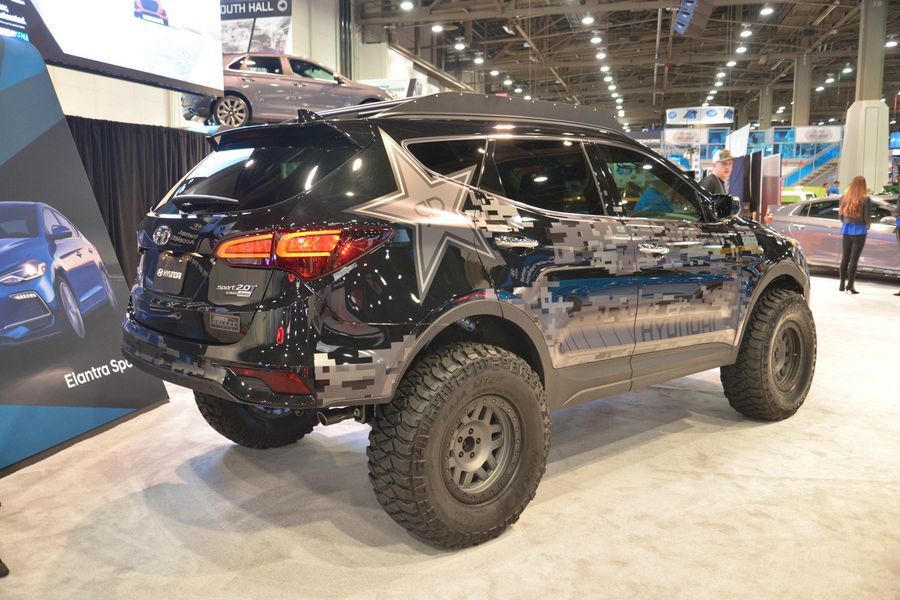 Hyundai Santa Fe Rockstar Energy Moab Extreme Off-roader chính thức trình làng tại SEMA