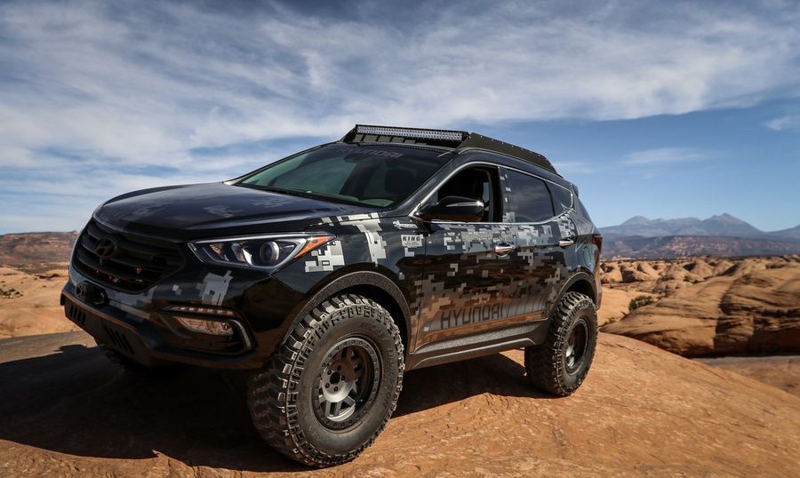 Hyundai Santa Fe Rockstar Energy Moab Extreme Off-roader chính thức trình làng tại SEMA