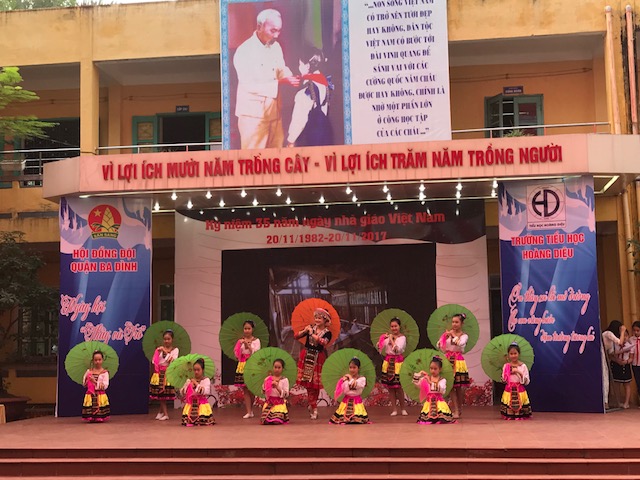 Ngày hội thầy và trò trường tiểu học Hoàng Diệu