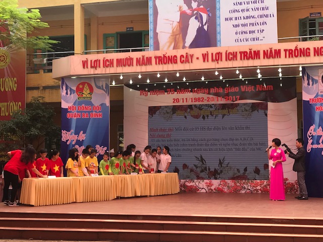 Ngày hội thầy và trò trường tiểu học Hoàng Diệu
