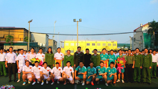 Giao lưu bóng đá giữa Học viện CSND và Đoàn Thanh niên Bộ Công an