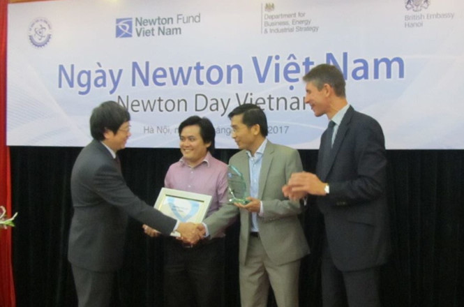 Dự án của 2 tiến sĩ Việt giành giải thưởng Newton