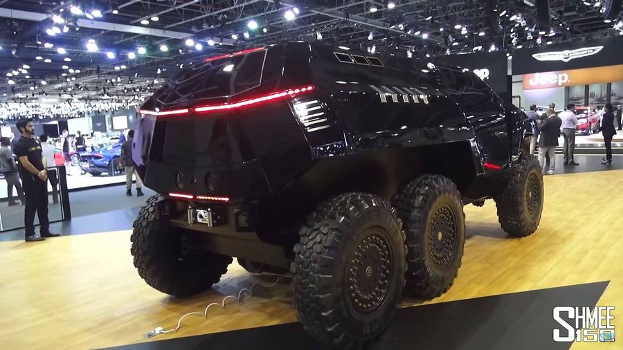 Devel Sixty là một chiếc 6X6 SUV Concept vượt mặt Mercedes-AMG G63