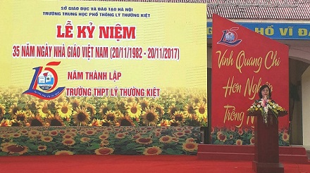 Trường THPT Lý Thường Kiệt: Phấn đấu là ngôi trường của vườn ươm tri thức