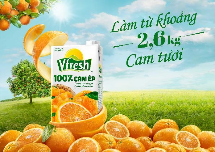 Nước trái cây Vresh 100% - nguồn Vitamin tự nhiên cho những người bận rộn