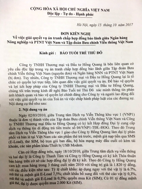 VNPT không giao SIM nhưng vẫn khởi kiện đòi tiền?