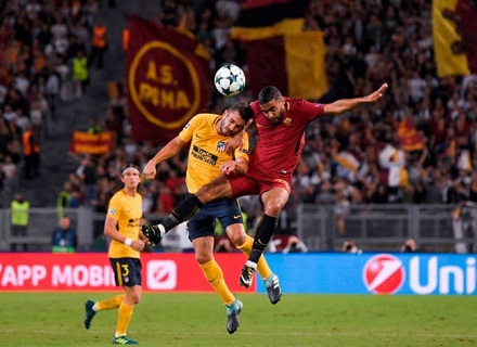 02h45 ngày 23/11, sân Wanda Metropolitano, bảng C Champions League: Atletico Madrid - AS Roma