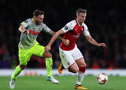 1h00 ngày 24/11, SVĐ Rhein Energie Stadion, bảng H Europa League: Cologne - Arsenal