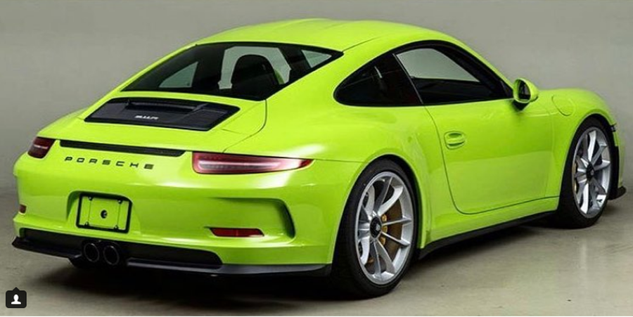 Porsche 911 R Acid Green 
