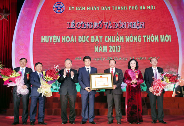 Hoài Đức: Huyện nông thôn mới hôm nay, đô thị giàu đẹp ngày mai