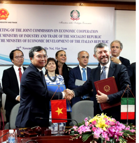 Việt Nam - Italia ký Biên bản Khoá họp lần thứ IV về hợp tác kinh tế