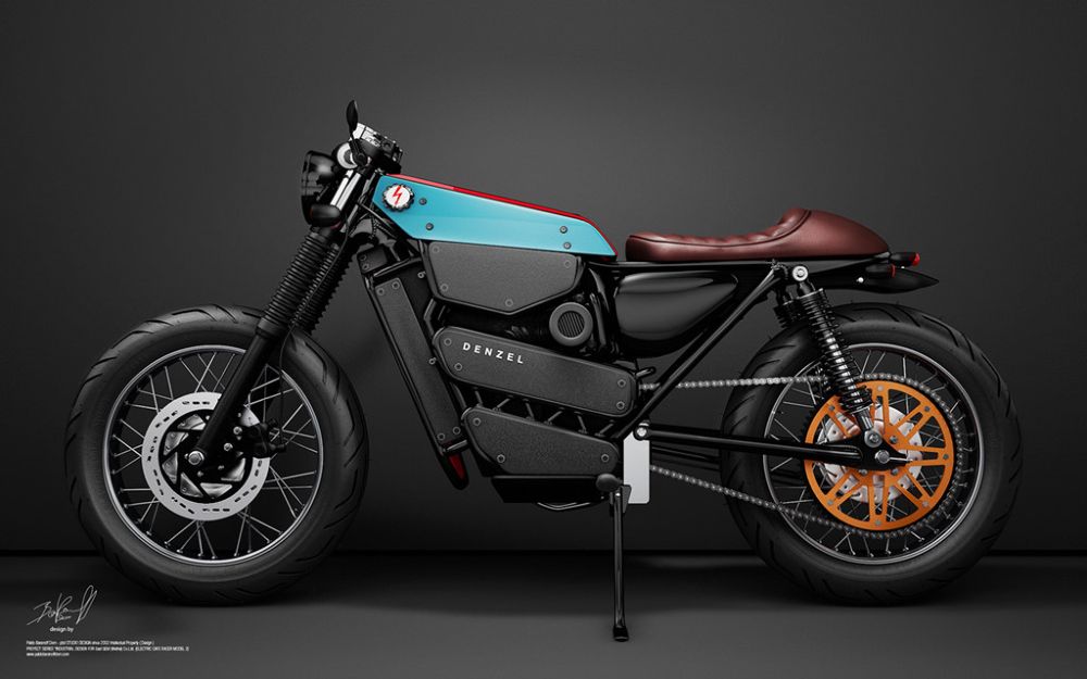 Mô tô điện của Honda mang phong cách Cafe Racer cực thu hút