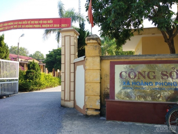 Công sở xã Hoằng Phong.