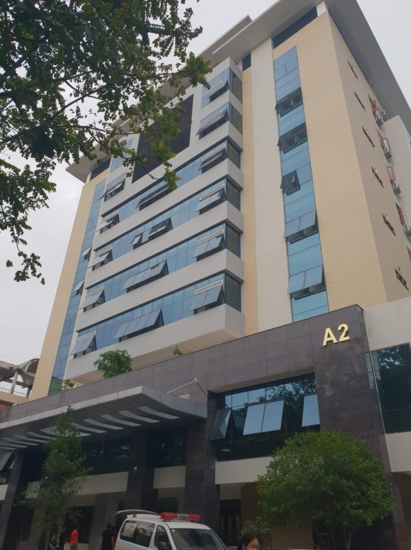 Khu nhà A2 nằm trong Dự án mới của Bệnh viện Đa khoa Bắc Giang