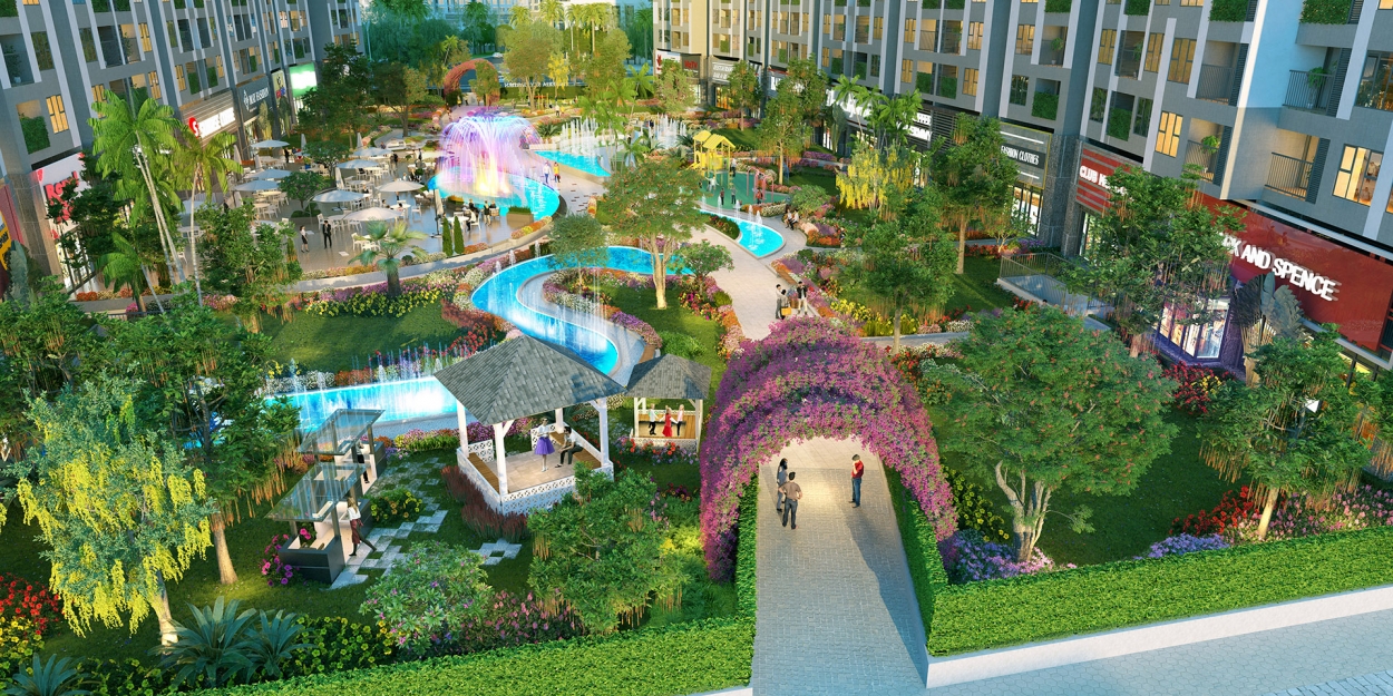 Không gian sống ngập tràn sắc xanh, đầy đủ tiện ích tại Impeira Sky Garden