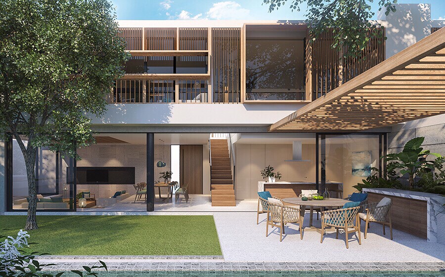 Khu Villas “go green” hài hòa với thiên nhiên, tránh ồn ào đô thị sẽ rất hợp với những ai muốn có kì nghỉ ngắn ngày.