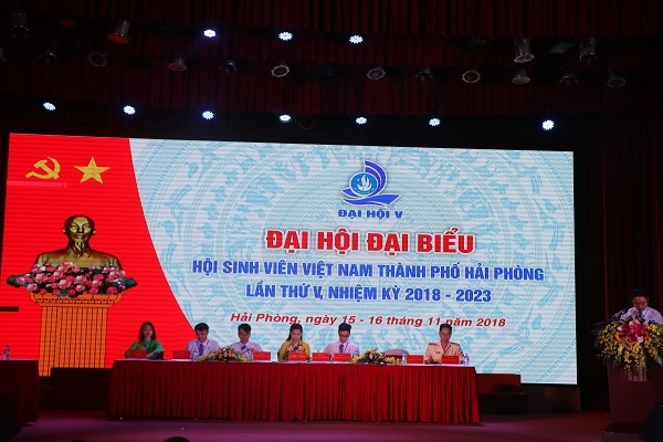 Đại hội đại biểu Hội Sinh viên thành phố Hải Phòng lần thứ V, nhiệm kỳ 2018 - 2023