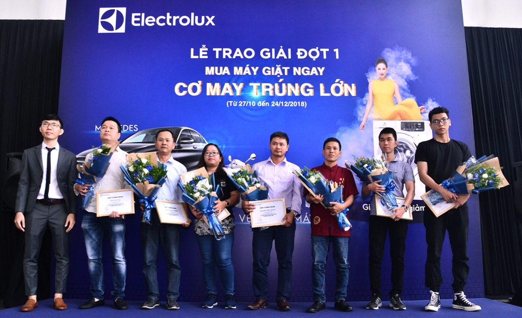 Mua máy giặt Electrolux, có cơ hội trúng Mercedes trong dịp khuyến mãi lớn cuối năm