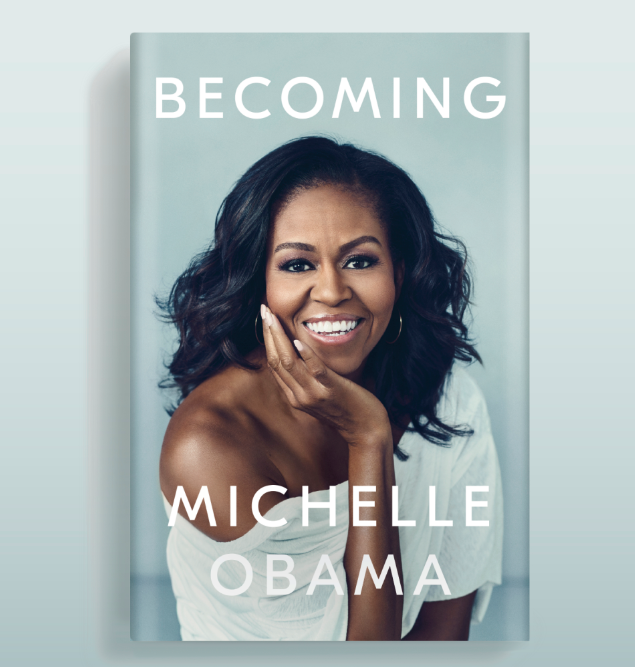 Bìa cuốn hồi kí của Michelle Obama