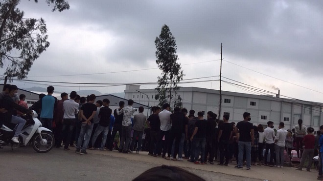 Thanh Hóa: Gần 4.000 công nhân công ty may Ny Hoa Việt đình công