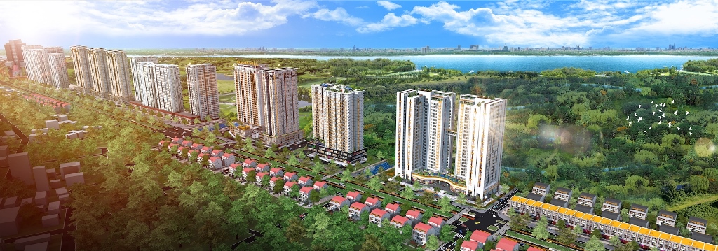 Phối cảnh Dự án khu đô thị Dragon City tại Nam Sài Gòn.