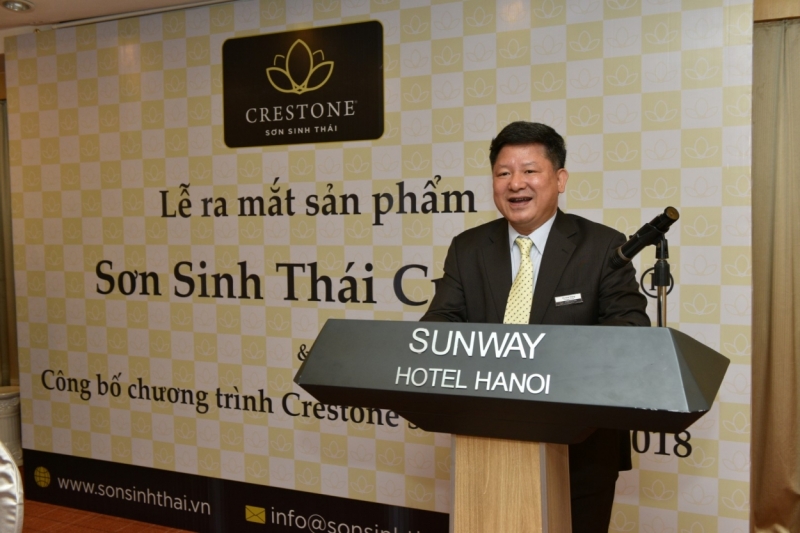 Ông Tô Anh Dũng công bố chương trình “Crestone’s Roadshow 2018”