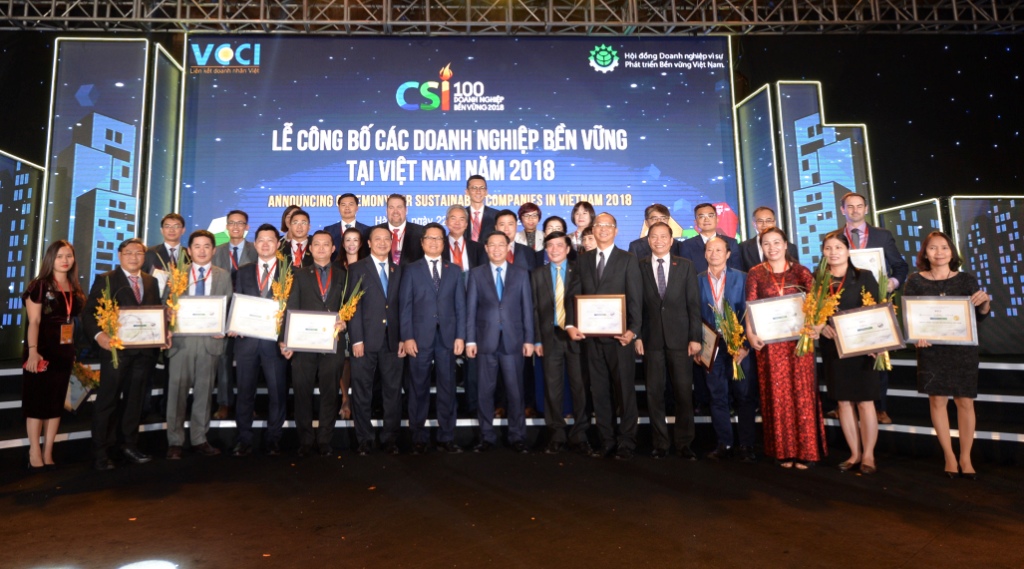 Tốp 40 Doanh nghiệp bền vững Việt Nam 2018