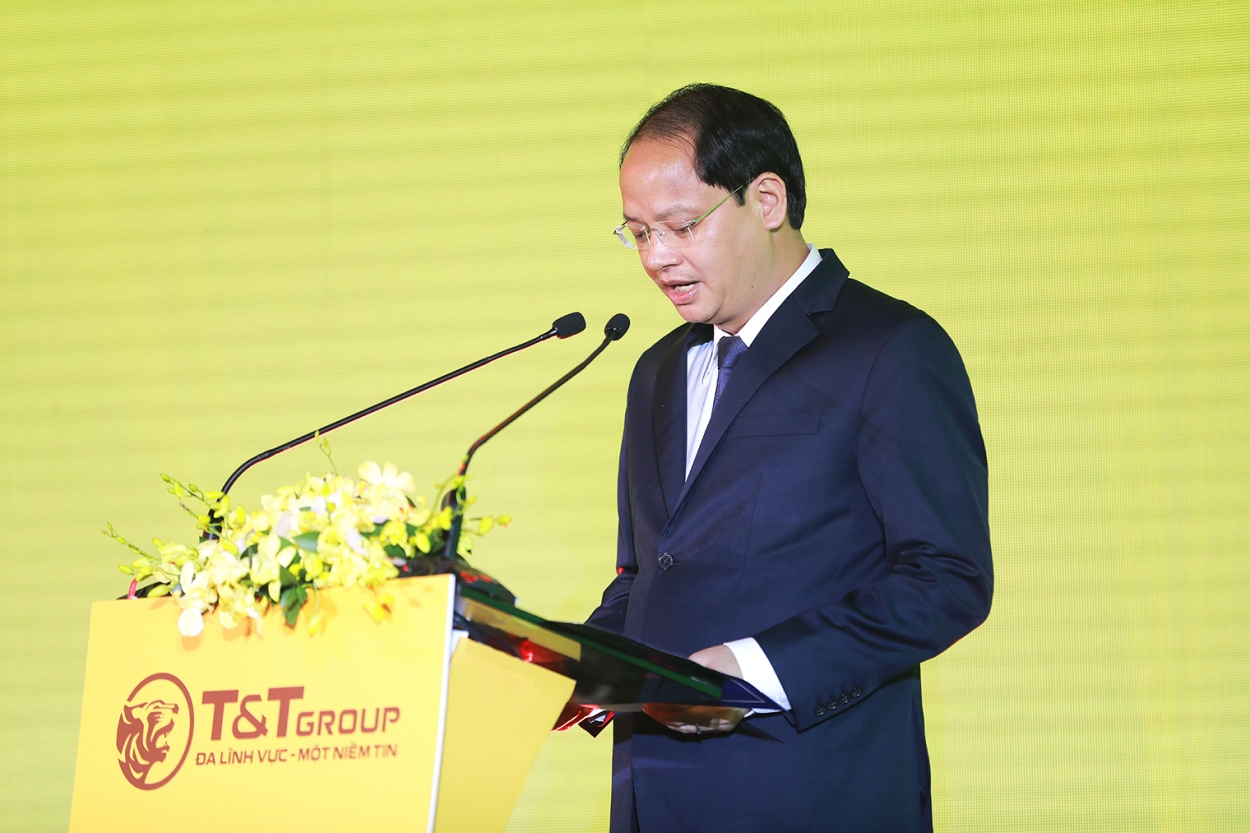Ông Nguyễn Doãn Toản, Phó Chủ tịch UBND TP Hà Nội phát biểu tại buổi lễ