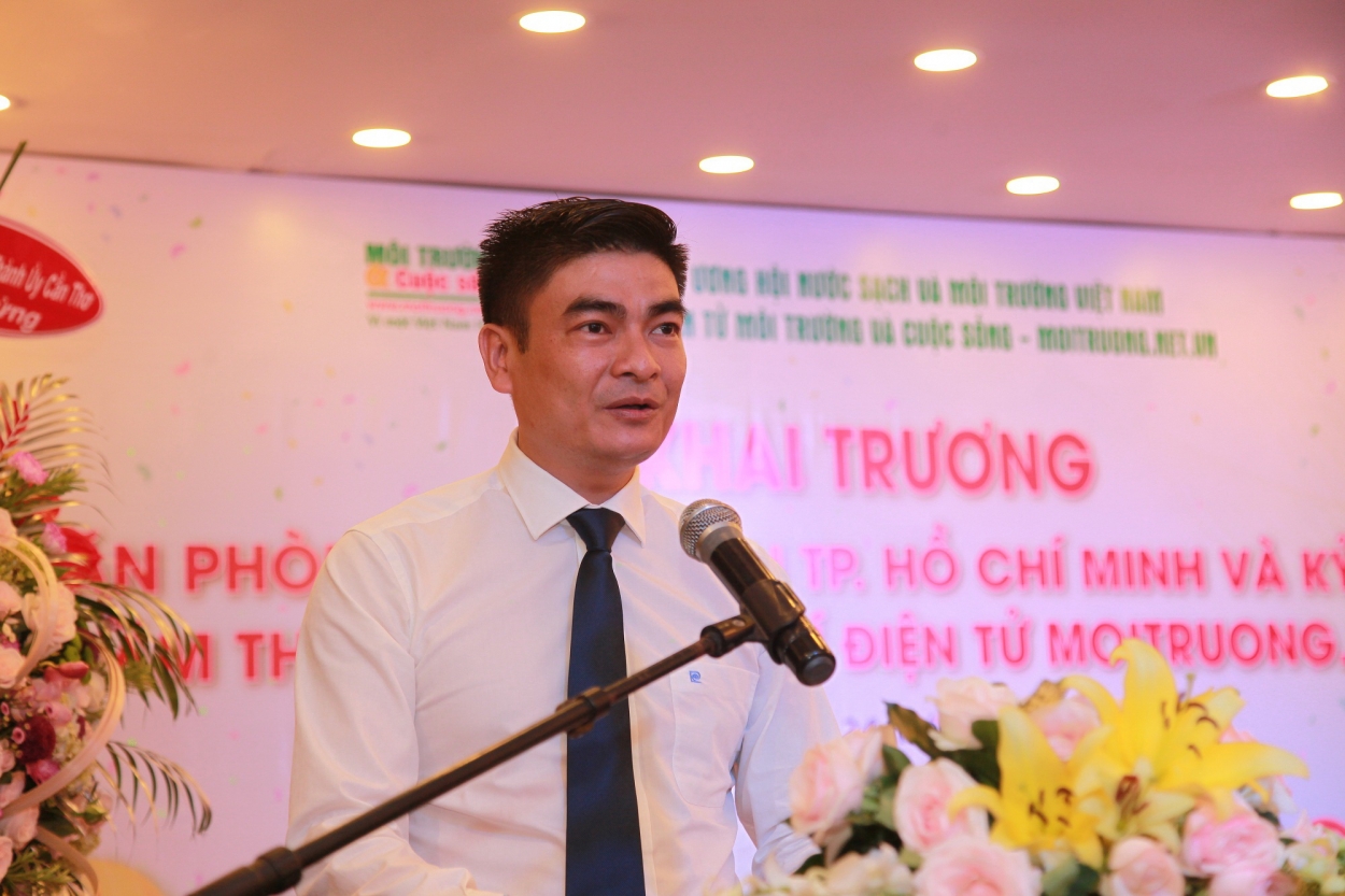 Ông Nguyễn Văn Thắng– Trưởng văn phòng đại diện khu vực Nam Bộ tại TP. Hồ Chí Minh phát biểu