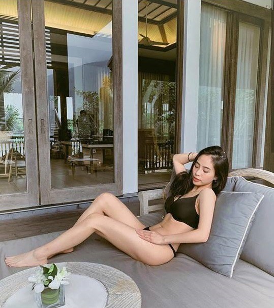 Ca nương Kiều Anh diện bikini cực sexy. Ảnh: FBNV