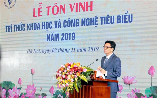 Phó Thủ tướng Chính phủ Vũ Đức Đam phát biểu tại buổi lễ.