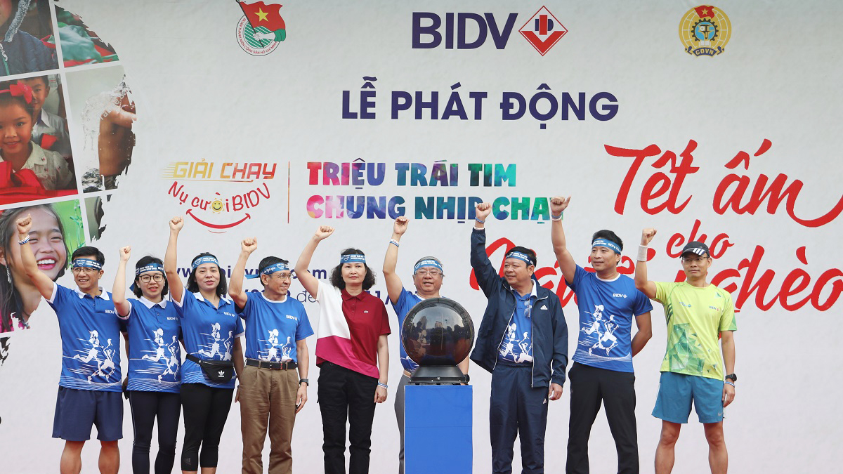 BIDV: Hơn 16.000 vận động viên tham gia giải chạy online