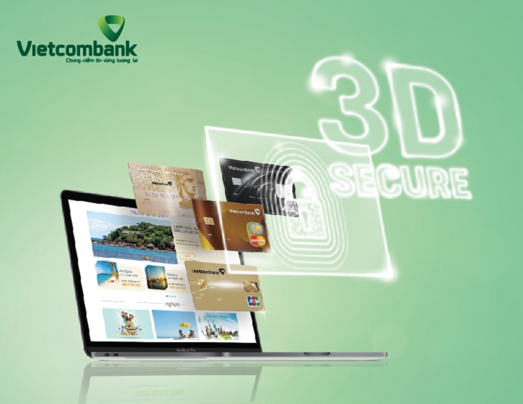 3D-Secure của Vietcombank: Bảo mật - Tiên tiến - An toàn cho giao dịch thẻ