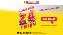 Thỏa sức mua sắm với ưu đãi hoàn tiền của HD SAISON