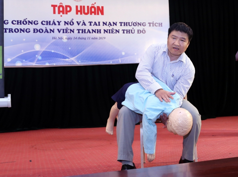 Tập huấn phòng chống cháy nổ và tai nạn thương tích trong đoàn viên thanh niên Thủ đô