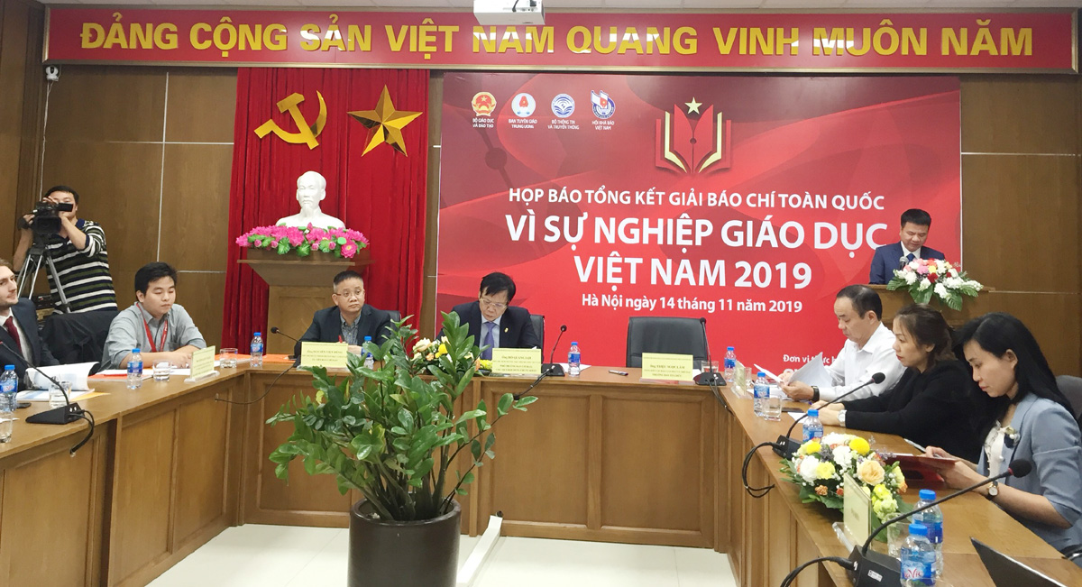  44 tác phẩm được trao giải báo chí toàn quốc “Vì sự nghiệp Giáo dục Việt Nam” 2019