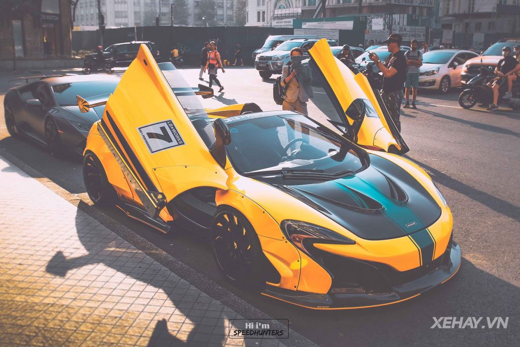 Ngỡ ngàng trước vẻ đẹp của McLaren 650S Spider độ LibertyWalk tại Việt Nam