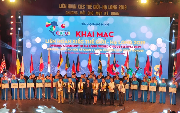 Liên hoan Xiếc thế giới - Hạ Long 2019 quy tụ hàng trăm nghệ sĩ quốc tế