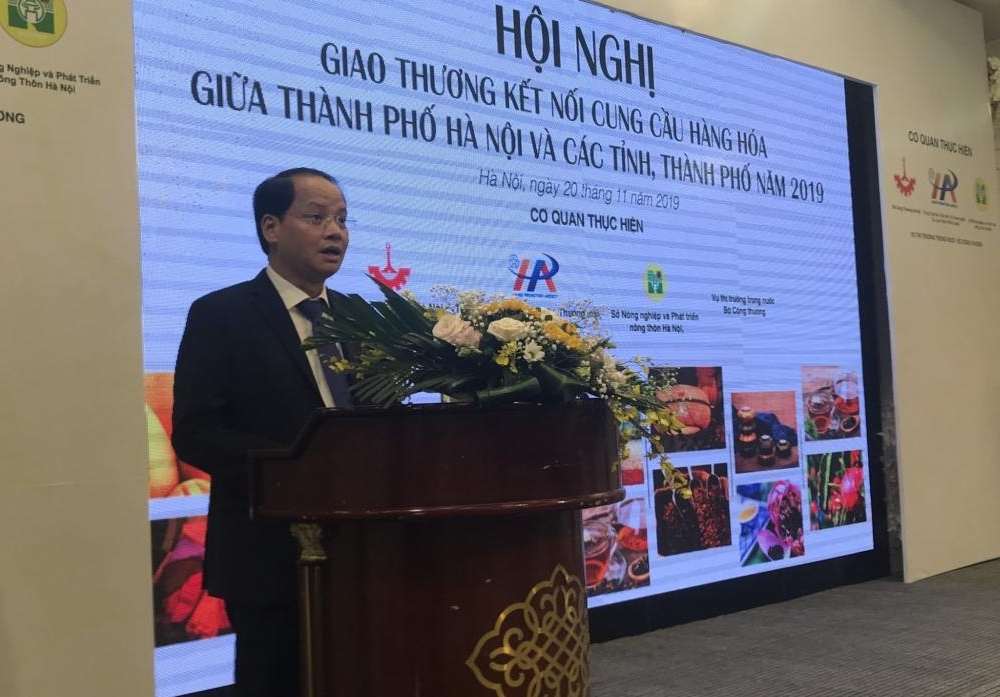 Ông Nguyễn Doãn Toản - Phó Chủ tịch UBND TP Hà Nội phát biểu tại hội nghị