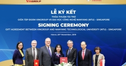 Vingroup tài trợ 5 triệu đô la Singapore cấp học bổng cho thạc sĩ người Việt tại ĐH Công nghệ Nanyang