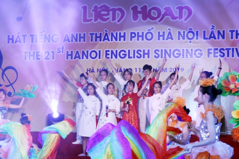 Vòng sơ khảo Liên hoan hát tiếng Anh thành phố Hà Nội lần thứ XXI