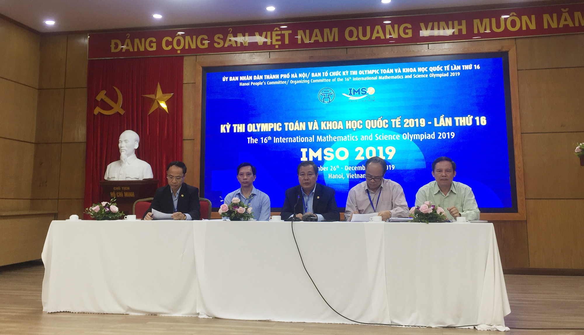 Hà Nội chuẩn bị sẵn sàng cho kỳ thi Olympic Toán và Khoa học quốc tế IMSO 2019