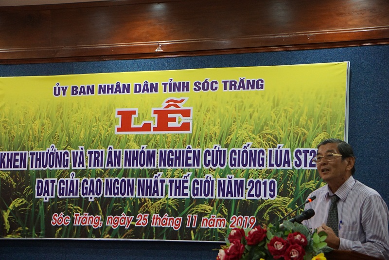 Anh hùng Lao động, kỹ sư Hồ Quang Cua chia sẻ về quá trình nghiên cứu, chọn tạo giống lúa thơm ST25