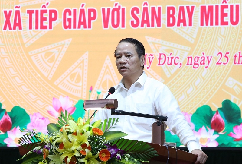 Phó Tổng Thanh tra Chính phủ Nguyễn Văn Thanh phát biểu tại buổi đối thoại