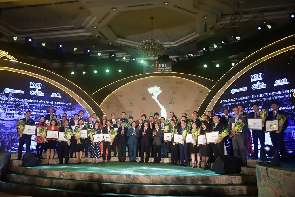 Top 100 doanh nghiệp đạt giải Doanh nghiệp PTBV năm 2019