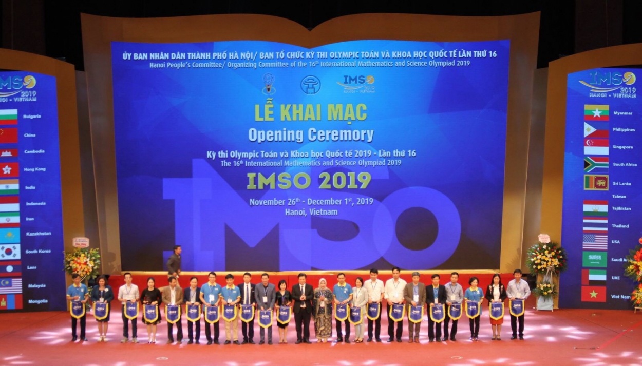 Khai mạc kỳ thi Olympic Toán học và Khoa học quốc tế IMSO 2019